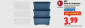 Lidl W5 boîte de rangement offre
