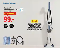 Lidl Silvercrest nettoyeur vapeur 3 en 1 offre
