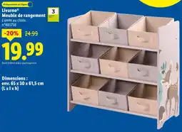 Lidl Livarno meuble de rangement offre