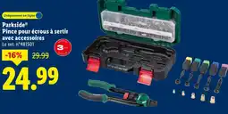 Lidl Parkside pince pour écrous à sertir avec accessoires offre