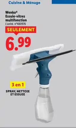 Lidl Wenko essuie-vitres multifonction offre