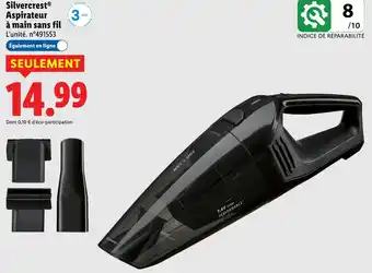 Lidl Silvercrest aspirateur à main sans fil offre