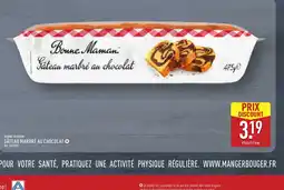 ALDI BONNE MAMAN Gâteau marbré au chocolat offre
