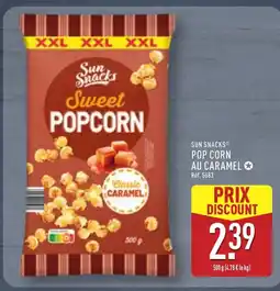 ALDI SUN SNACKS Pop corn au caramel offre