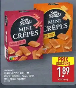 ALDI SUN SNACKS Mini crêpes salées offre