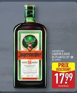 ALDI JAGERMEISTER Liqueur à base de plantes 35° offre