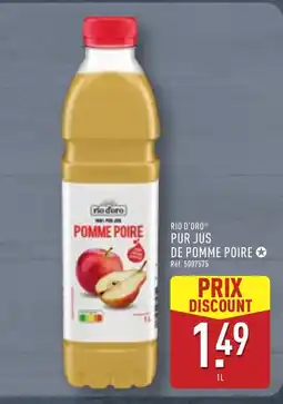 ALDI RIO D'ORO Pur jus de pomme poire offre