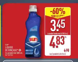 ALDI SUN Liquide de rinçage offre