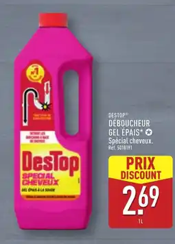 ALDI DESTOP Déboucheur gel épais offre