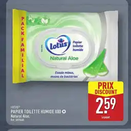 ALDI LOTUS Papier toilette humide x8o offre
