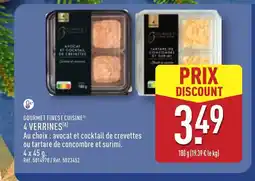 ALDI GOURMET FINEST CUISINE 4 Verrines offre