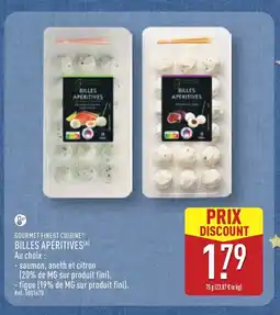 ALDI GOURMET FINEST CUISINE Billes apéritives offre