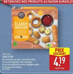 ALDI SPEISE ZEIT Snack box offre