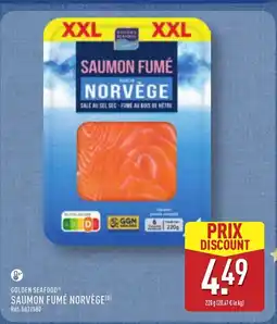 ALDI GOLDEN SEAFOOD Saumon fumé norvège offre