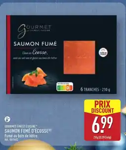 ALDI GOURMET FINEST CUISINE Saumon fumé d'écosse offre