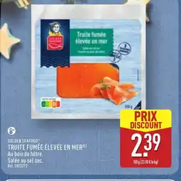 ALDI GOLDEN SEAFOOD Truite fumée élevée en mer offre