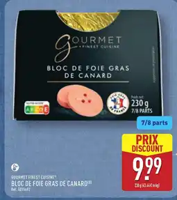 ALDI GOURMET FINEST CUISINE Bloc de foie gras de canard offre