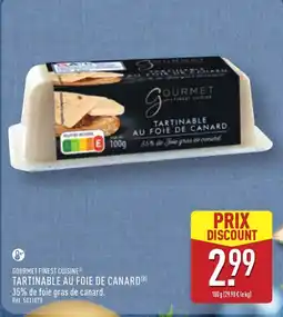 ALDI GOURMET FINEST CUISINE Tartinable au foie de canard offre