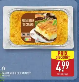ALDI Parmentier de canard offre