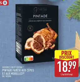 ALDI GOURMET FINEST CUISINE Pintade farcie aux cèpes et aux morilles offre