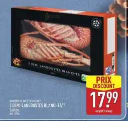 ALDI GOURMET FINEST CUISINE 2 demi-langoustes blanches offre