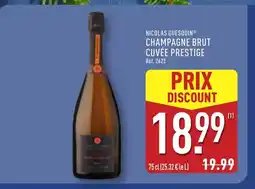 ALDI NICOLAS GUESQUIN Champagne brut cuvée prestige offre