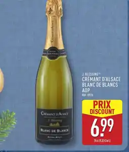 ALDI J. BLESSING Crémant d'alsace blanc de blancs offre
