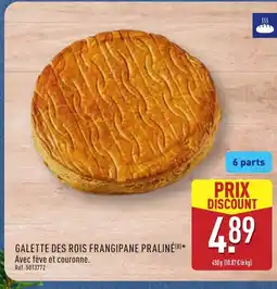 ALDI Galette des rois frangipane praliné offre