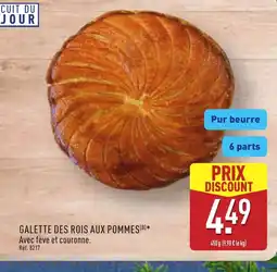ALDI Galette des rois aux pommes offre
