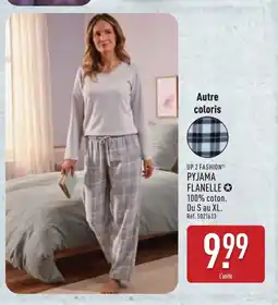 ALDI UP 2 FASHION Pyjama flanelle offre