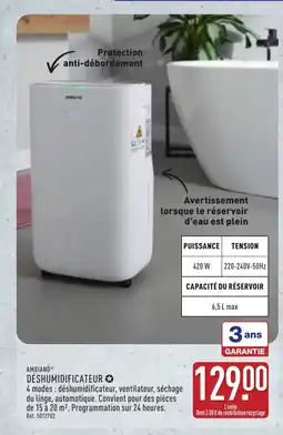 ALDI AMBIANO Déshumidificateur offre