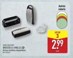 ALDI HOME CREATION Brosses à ongles offre