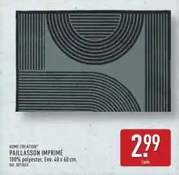 ALDI HOME CREATION Paillasson imprimé offre