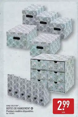 ALDI HOME CREATION Boîtes de rangement offre