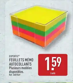 ALDI EXPERTIZ Feuillets mémo autocollants offre
