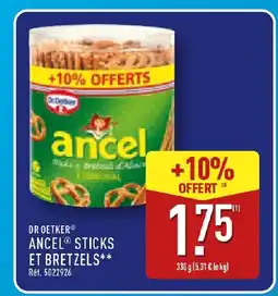 ALDI DR OETKER Ancel sticks et bretzels offre