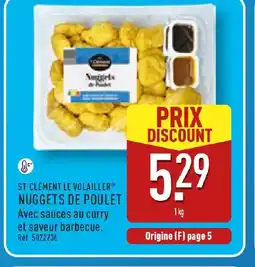 ALDI ST-CLÉMENT LE VOLAILLER Nuggets de poulet offre