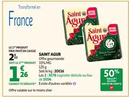 Auchan Supermarché SAINT AGUR offre