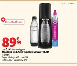 Auchan Supermarché SODASTREAM Machine de gazéification offre