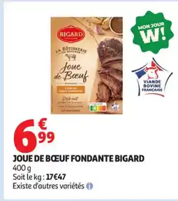 Auchan Supermarché BIGARD Joue de bœuf fondante offre