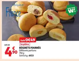 Auchan Supermarché Beignets fourrés offre