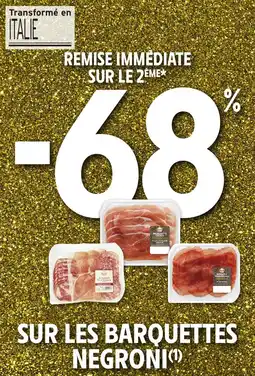 Intermarché Sur les barquettes negroni offre