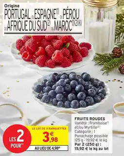 Intermarché Fruits rouges offre