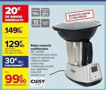 Carrefour Robot connecté multifonction offre