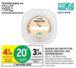 Intermarché Queues de crevettes sauce cocktail asc intermarche offre