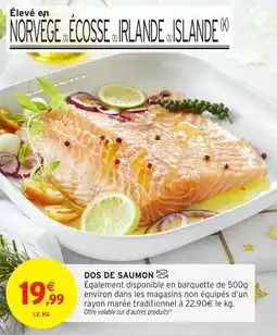 Intermarché Dos de saumon offre
