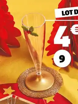 Gifi 6 flûtes réutilisables offre