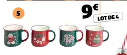 Gifi 4 mugs offre