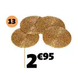 Gifi 4 dessous de verre offre