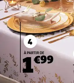 Gifi Assiette plate rebord doré offre